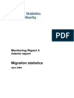 Migration Statistics Interim Report