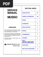 Service Manual Musso