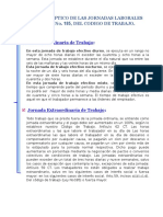 Cuadro Sinoptico de Las Jornadas Laborales I