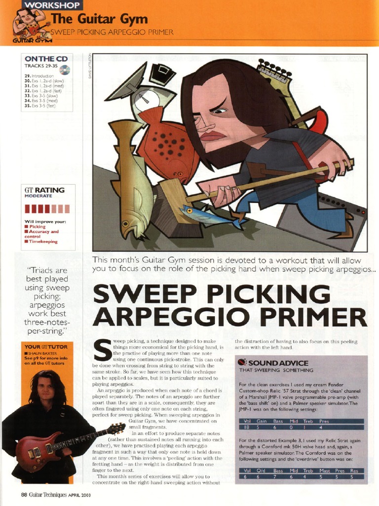 Sweep Picking Arpeggio Download Free PDF Music Performance