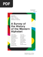 GRPH223 Survey History Western Alphabet SP2015