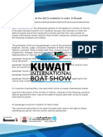 Tourist Visa To The (GCC) Residents To Enter To Kuwait