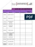 5) Data de Los Centros de Acopio Definitivo Enero 2017