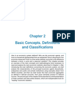 Basic Concepts, Definitions and Classifications in Economics