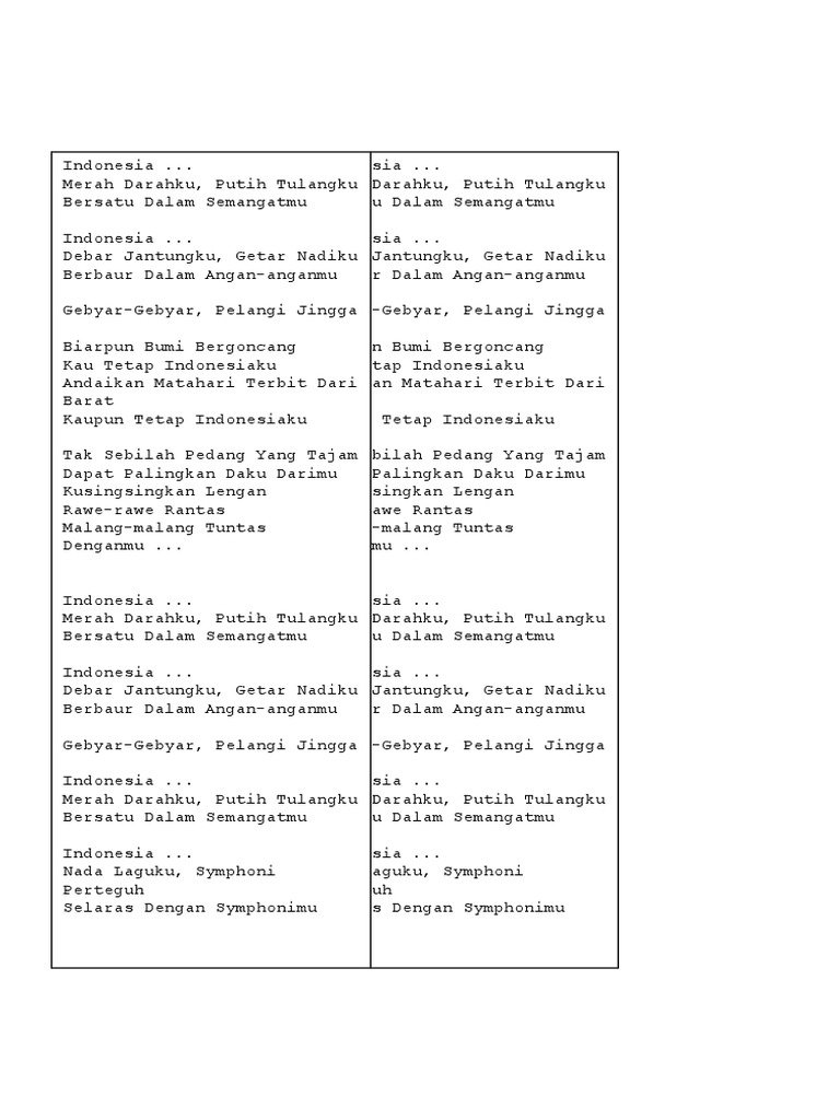 Lirik Lagu Gebyar Gebyar