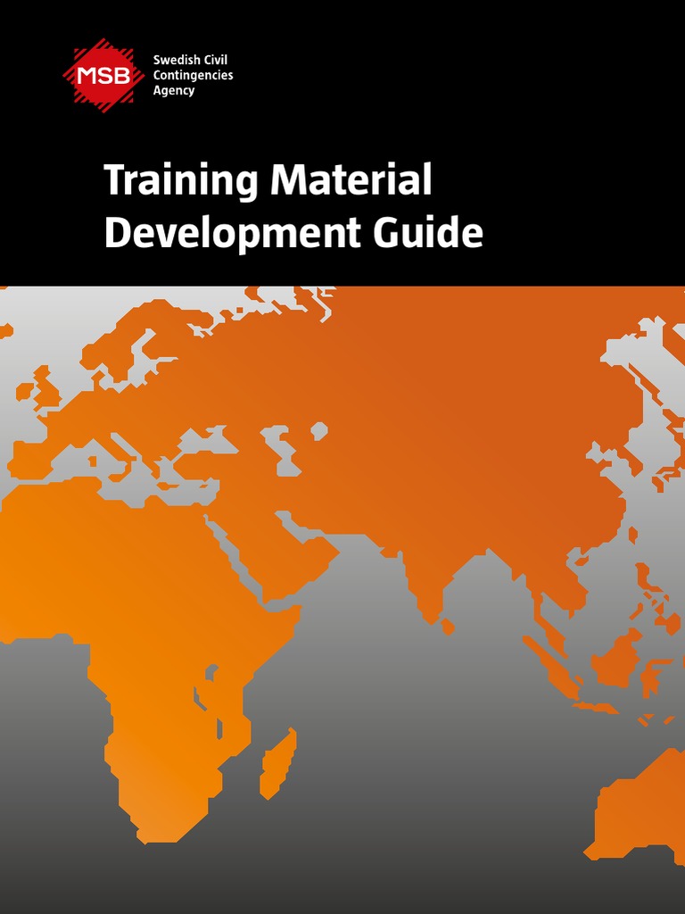 TrainingMaterialDevelopmentGUide PDF | PDF | Needs Assessment | Facilitator