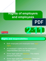 Unit 2 - Rights of Employers and Employees