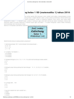 Download 1 Soal Lomba Calistung Kelas 1 SD Matematika 1 Tahun 2016 by SuhermanWeh SN337983707 doc pdf