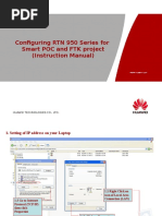 Configuring RTN 950 Series For Smart POC and FTK Project (Instruction Manual)