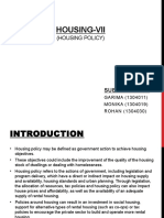 Housing Policy