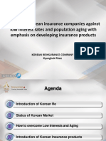 P10 Final Slides - Strategy of Korean Insurance Companies in a Low Interest Rate Enviroment and With an Aging Population (Kyunghak Khee)_Demobb