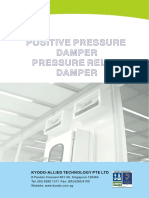 Kyodo Positive Pressure Damper Maintains Cleanroom Pressure
