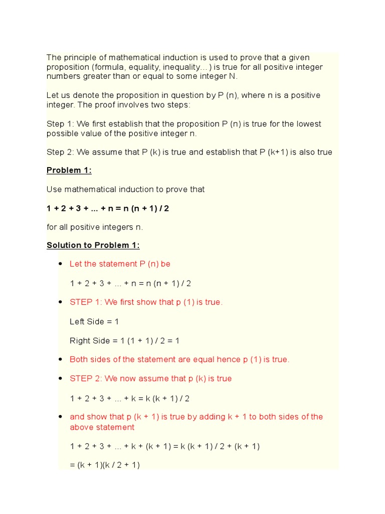 Mathematical Induction Pdf Inequality Mathematics Trigonometric Functions