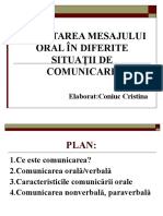 Receptarea Mesajului Oral