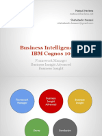 Business Intelligence in IBM Cognos 10: Framework Manager Business Insight Advanced Business Insight