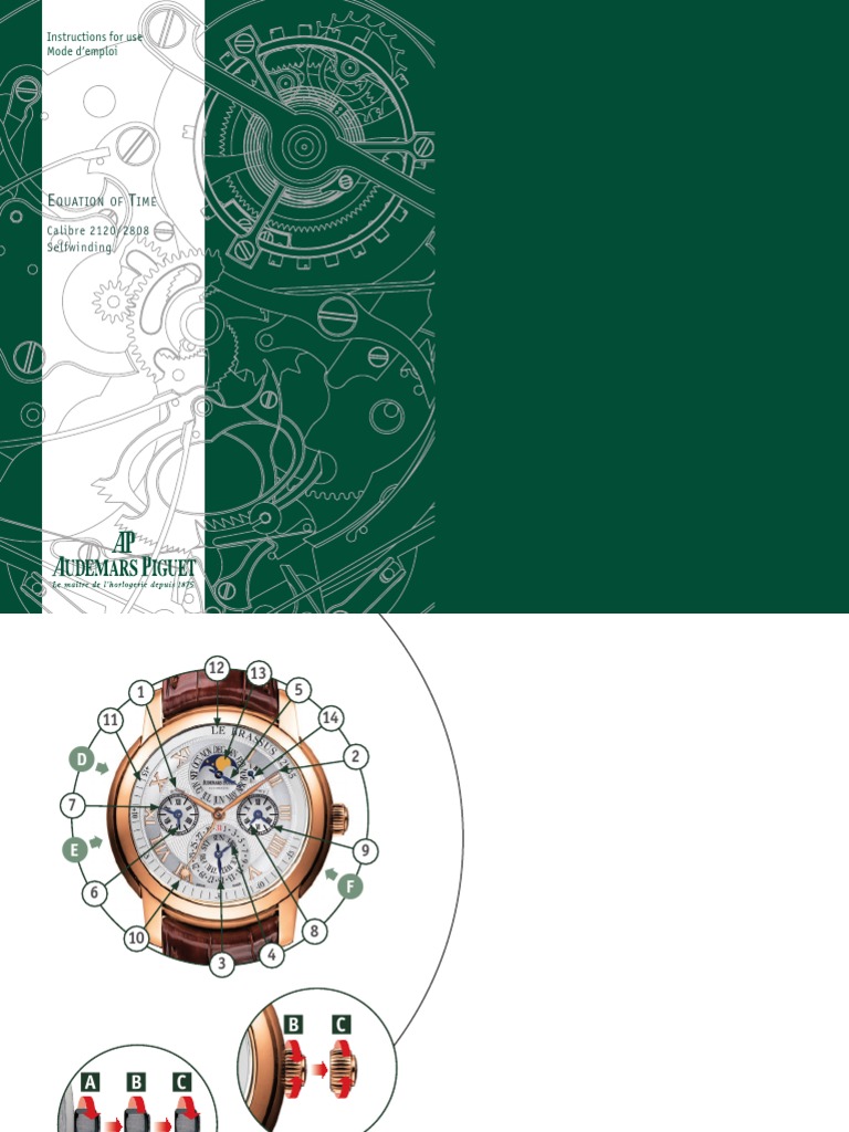 Mouvement Audemars Piguet Cal.2120 En état De Marche Parfait - Occasion Porté