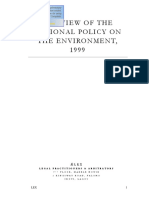 National Policy On Environment PDF