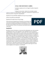 El Conflicto Social Como Motor de Cambio