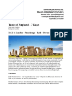 7d Taste of England Tour