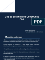 Materiais de Construção II-Cerâmicas PDF