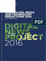 10. Newman Journalism, Media, Technology Predictions 2016