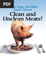 What Does The Bible Teach About Clean and Unclean Meats?