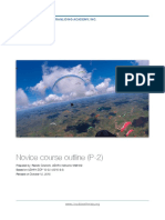 P 2 Novice Paragliding Course Syllabus