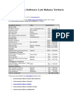 Daftar Harga Software Lab Bahasa Terbaru 2012