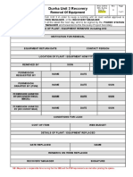 Spares Removal Form - 11092014