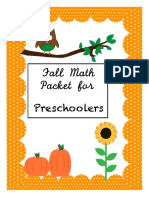 Fall Math Packet