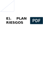 Plan de Riesgo