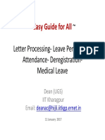 Leave, Attendance, Deregistration & Medical Leave Guide