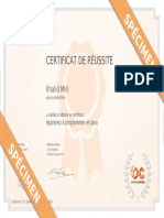 Certificate Example