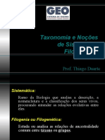 Taxonomia Sistematica Filogenetica