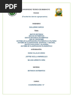 Universidad Tecnica de Babahoyo Trabajo de Botanica Sistematica...