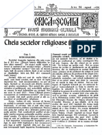 Cheia Sectelor Religioase Din România