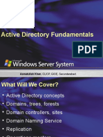 Active Directory Fundamentals Administration