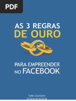 E-book 3 Regras de Outro Para Empreender No Facebook