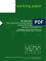 The a/simmetrie annual macroeconometric model of the Italian economy