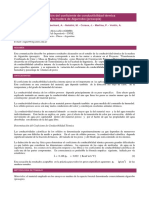 Determinación Del Coeficiente de Conductibilidad Térmica PDF