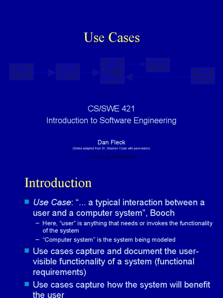 Basic Use Cases Template | PDF | Use Case | System