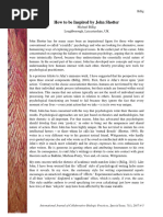 How To Be Inspired by John Shotter: Billig