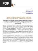 Informe Videoactivistas Sahara