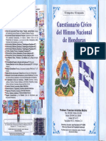 Cuestionario Civico Del Himno Nacional de Honduras PDF