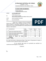 INFORME N°128 REQUERIMIENTO DE INSUMOS aniversario