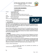 INFORME N°022 PRONUNCIAMIENTO REPECTO AL PERFIL