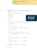 Ecuaciones Soluciones Ejercicios PDF