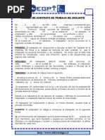 Formato Contrato de Trabajo - Garzon con TURNOS