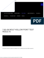 7.62×39 Wolf Hollow Point test results _ The Ammo Channel