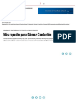 Más Repudio para Gómez Centurión - Página12 - La Otra Mirada